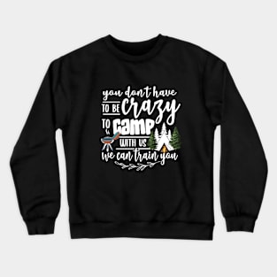 Camping Crewneck Sweatshirt